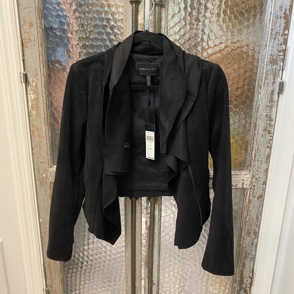 NWT BCBGMAXAZRIA Women's Ana Asymmetric Jacket